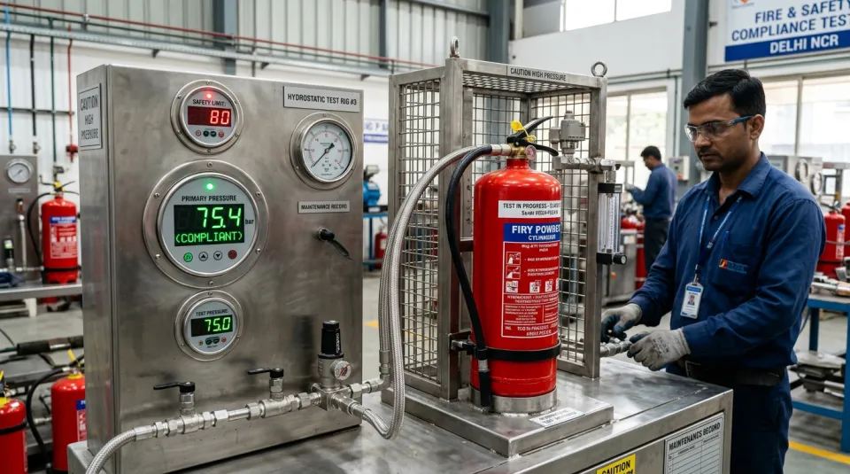 Industrial Hydrostatic Pressure Testing Machine Delhi NCR